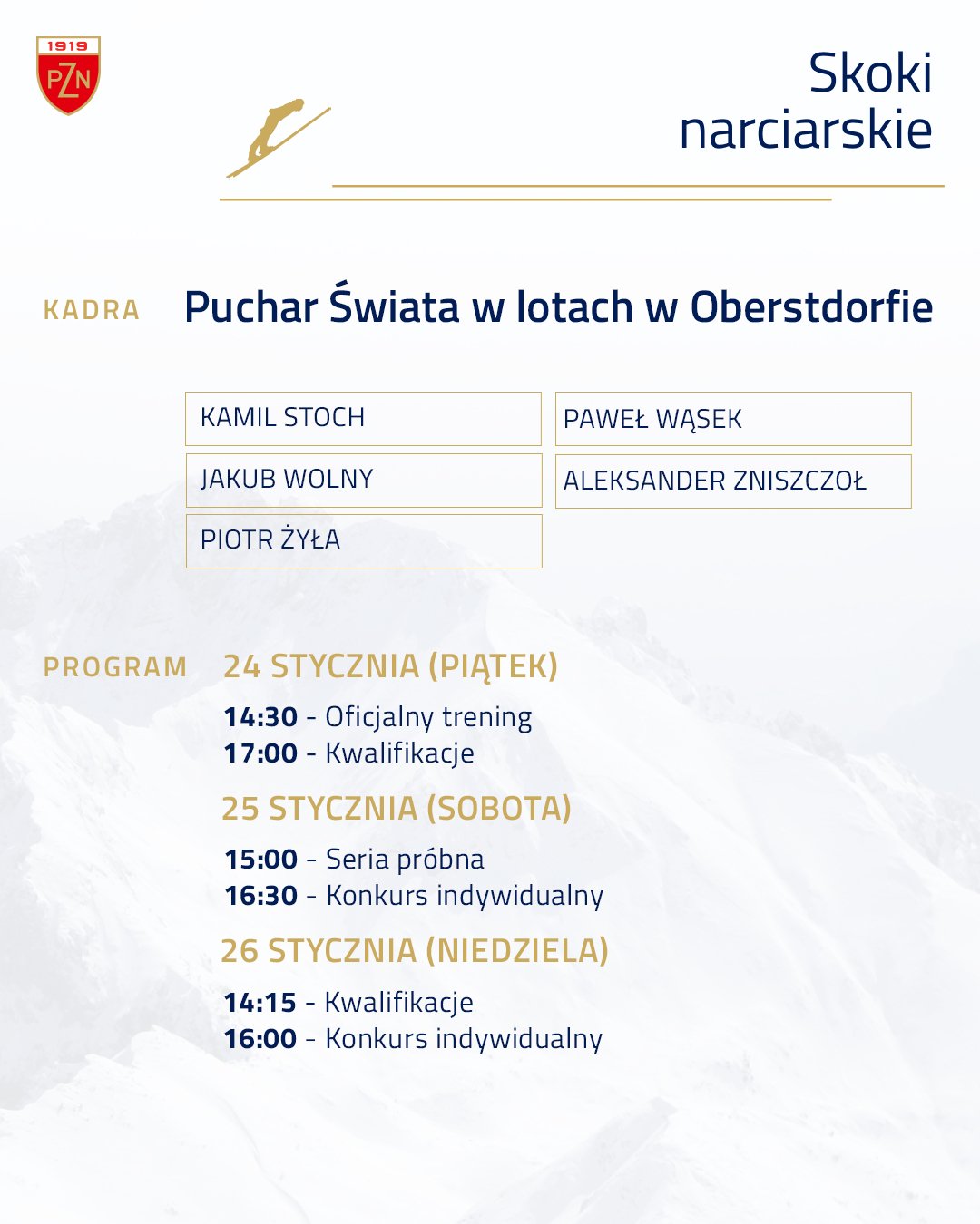 puchar świata w skokach narciarskich mężczyzn - Zakopane