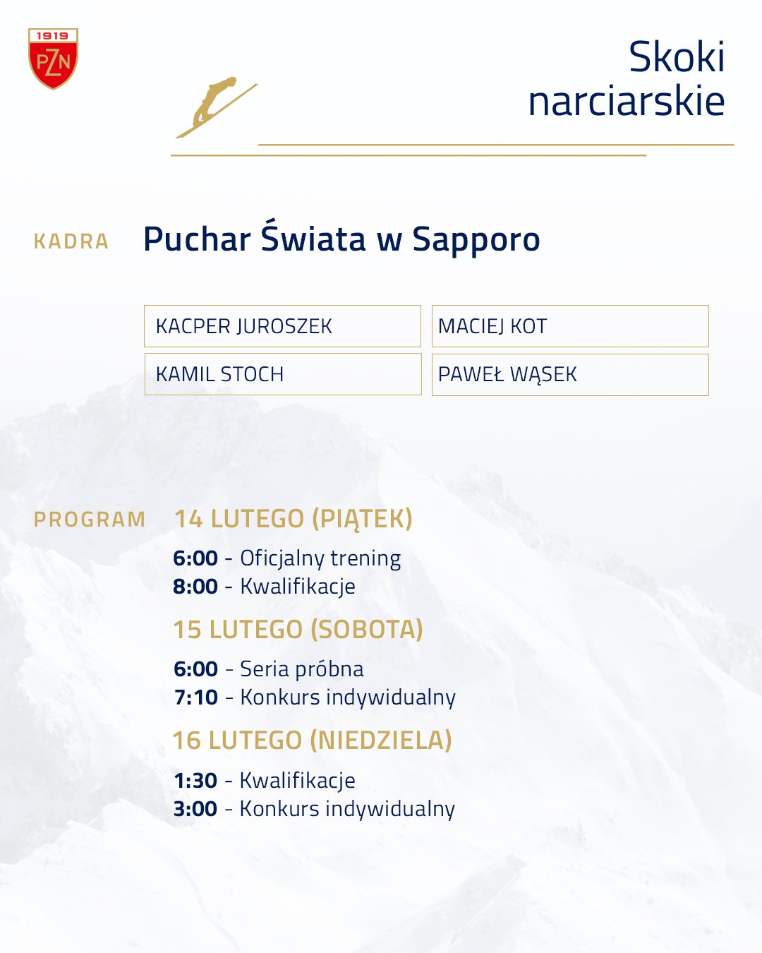 Puchar świata w skokach narciarskich mężczyzn - Sapporo