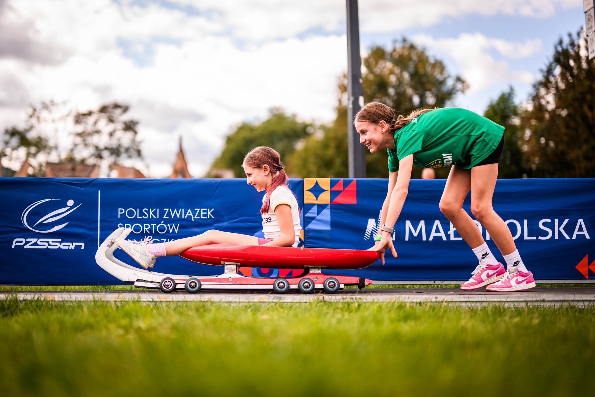 Zimowa Akademia Sportu - sanki