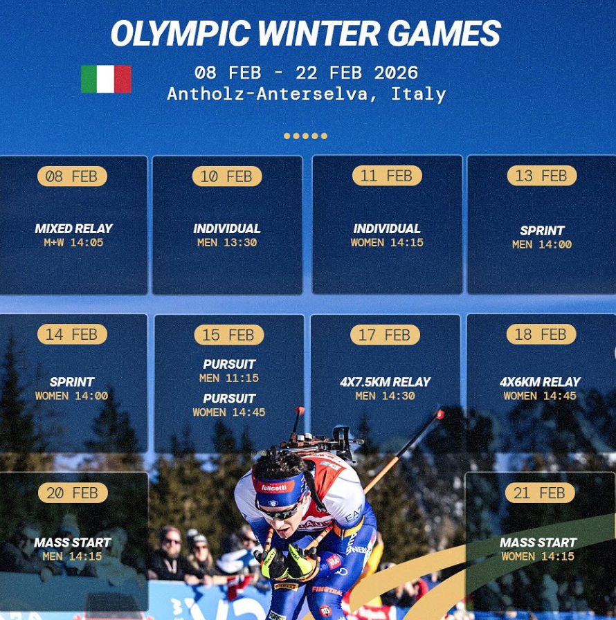 Igrzyska Olimpijskie 2026 - Antholz-Anterselva