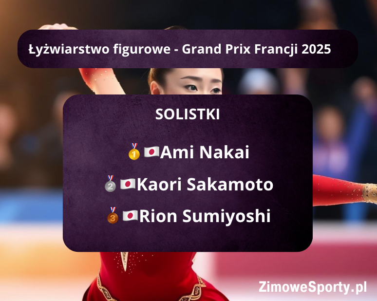 Łyżwiarstwo figurowe - Grand Prix Francji - solistki