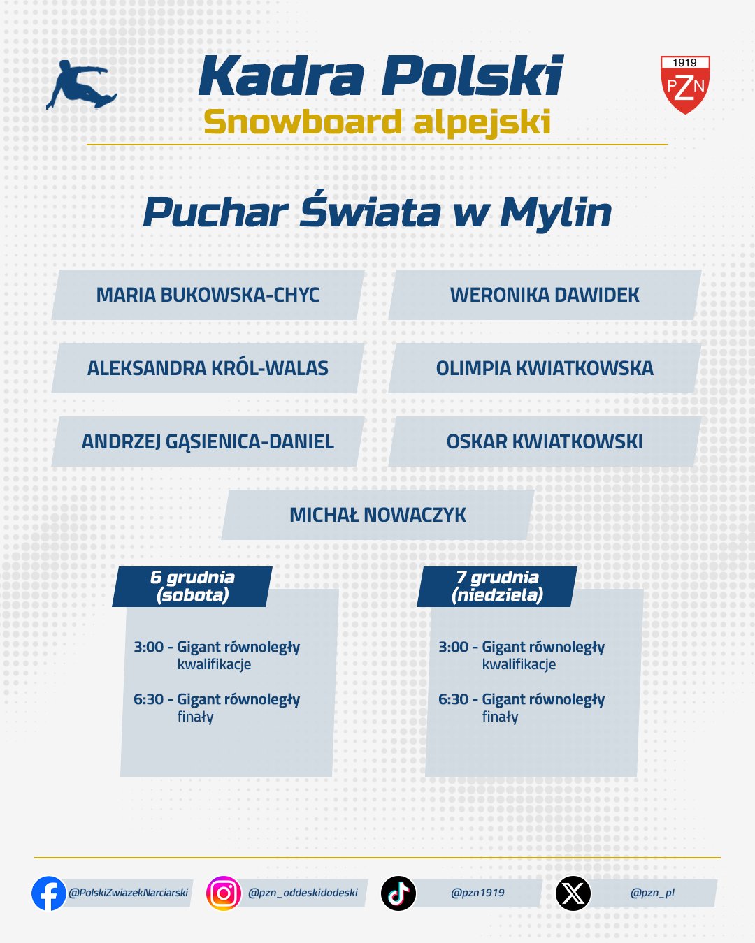 Puchar świata w snowboardzie alpejskim - Mylin