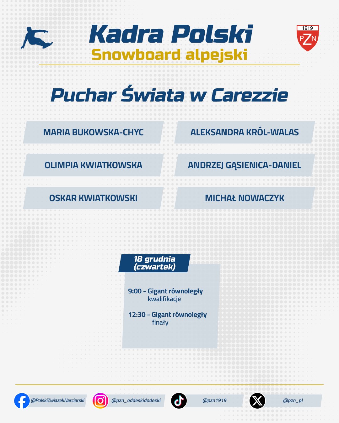 Puchar świata w snowboardzie alpejskim - Cortina i Carezza