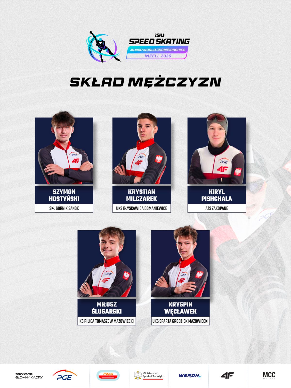 Mistrzostwa Świata Juniorów w łyżwiarstwie szybkim - Inzell 2026