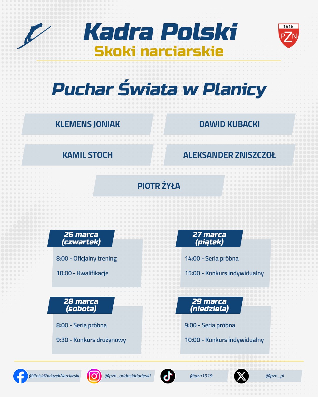 Puchar świata mężczyzn w skokach narciarskich - Planica