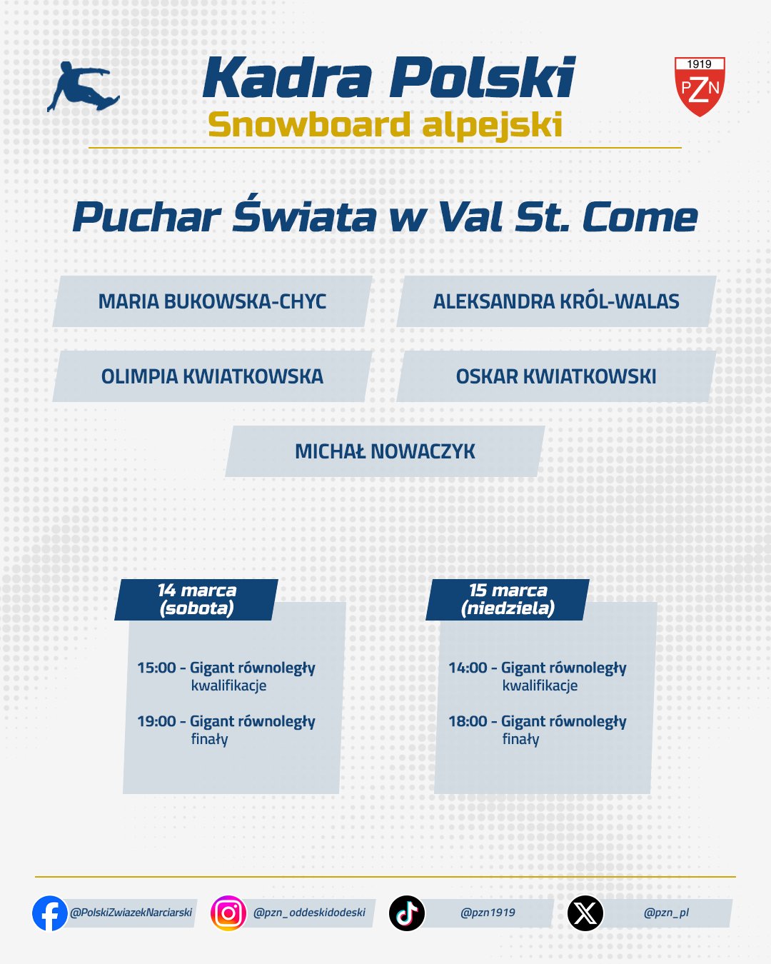 Puchar świata w snowboardzie alpejskim - Val St. Come