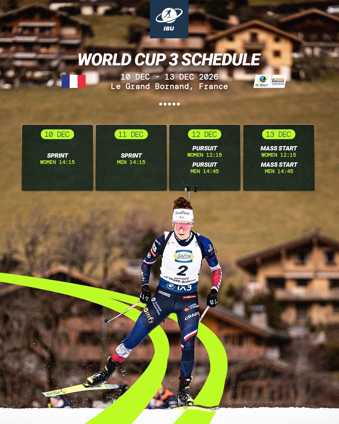 Puchar Świata w biathlonie - Annecy-Le Grand Bornand