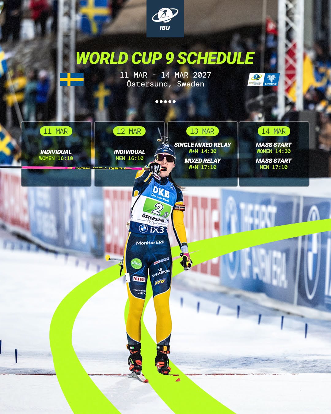 Kalendarz Pucharu Świata w biathlonie - Ostersund