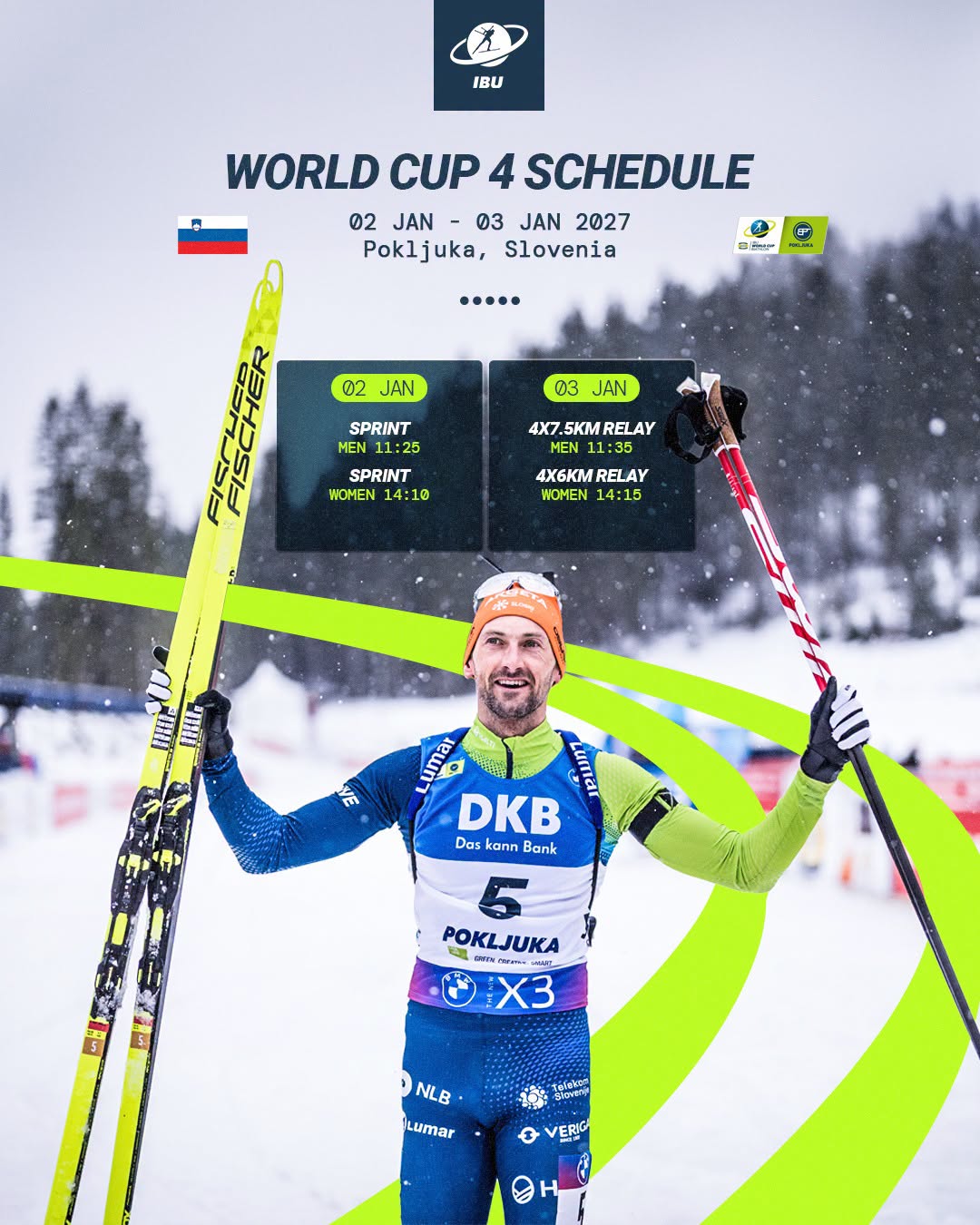 Puchar Świata w biathlonie - Pokljuka