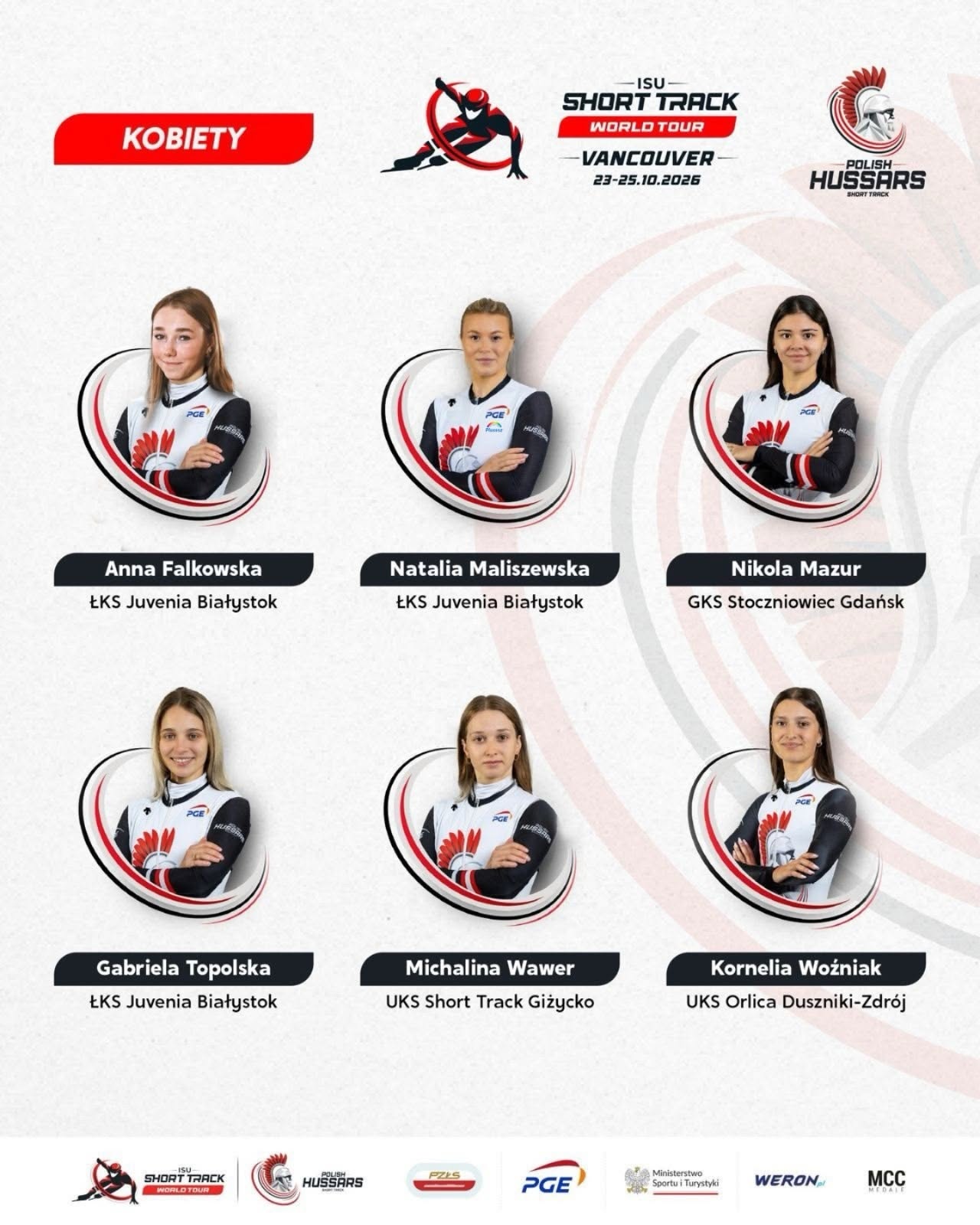 Reprezentacja Polski w short tracku - Vancouver i Montreal