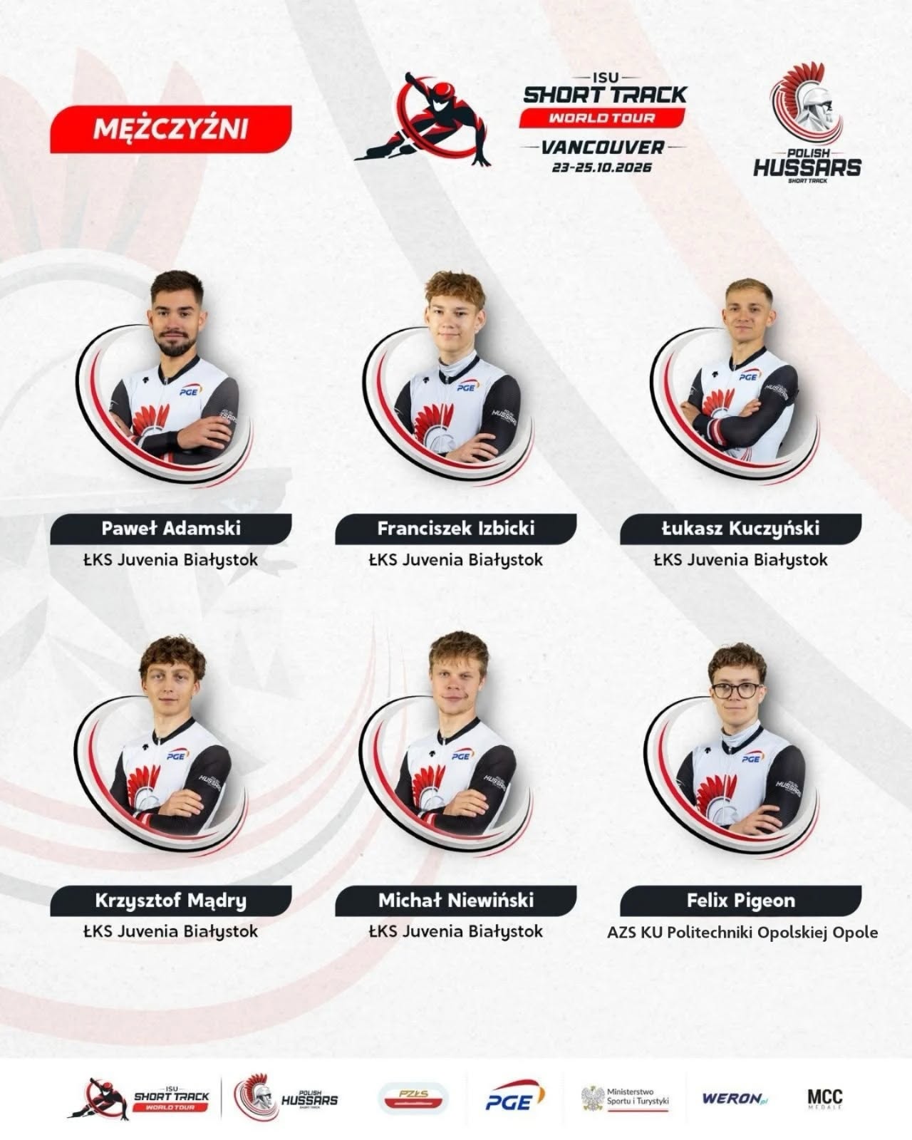Reprezentacja Polski w short tracku - Vancouver i Montreal